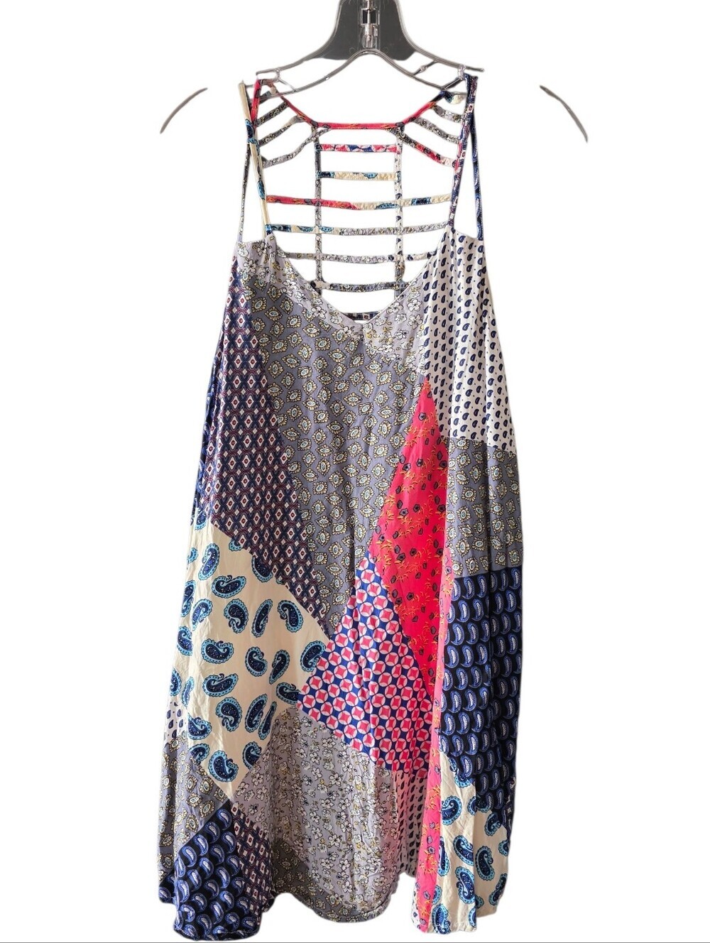 entro Patchwork Mini Dress Size Small